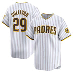 San Diego Padres #29 Brett Sullivan White CONTON 2024 Home Limited Stitched Jersey