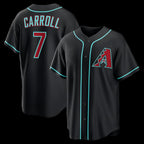 Arizona Diamondbacks #7 Corbin Carroll Black CONTON Alternate Replica Jersey