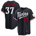 Minnesota Twins #37 Victor Caratini Player Navy CONTONHome Game Stitched Jerseys