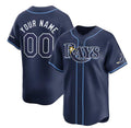 Custom Tampa Bay Rays Active Player Navy CONTON Away Limited Stitched Jersey