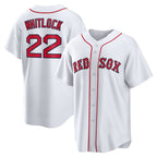 Boston Red Sox #22 Garrett Whitlock White CONTON Home Replica Jersey