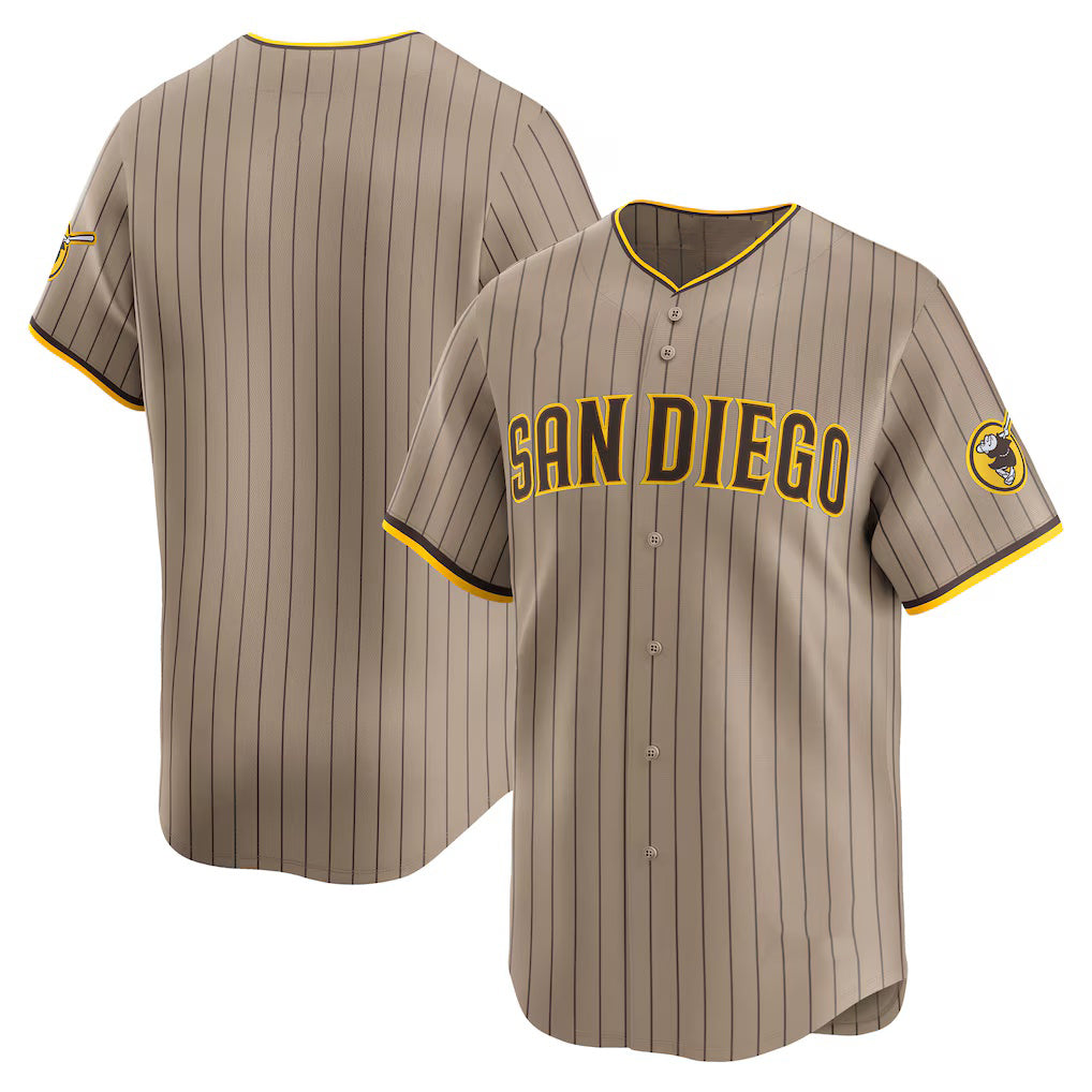 San Diego Padres Khaki CONTON Alternate Limited Jersey