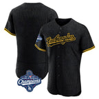 Los Angeles Dodgers Blank Player Black CONTON Snake Skin City Limited Elite Home World Series Meet Stitched Jerseys