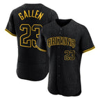 Arizona Diamondbacks #23 Zac Gallen Player Black CONTON Snake Skin City Limited Elite Home Game Stitched Jerseys