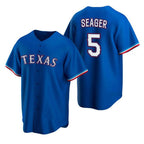 Texas Rangers #5 Corey Seager Blue CONTON Cool Base Stitched Jersey