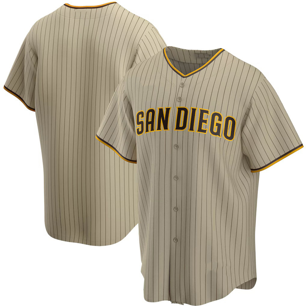 San Diego Padres Tan CONTON Alternate Replica Team Jersey