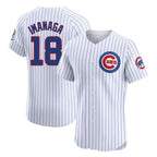 Chicago Cubs #18 Shota Imanaga Player White CONTON Limited Elite Home Game Stitched Jerseys