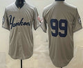 New York Yankees #99 Aaron Judge Grey CONTON Without Name Limited Jersey