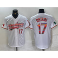 Los Angeles Dodgers #17 Shohei Ohtani White CONTON Mexico Cool Base Stitched Jersey