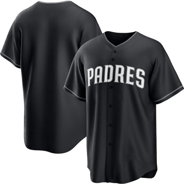 San Diego Padres Blank Black CONTON Lights Out Limited Stitched Jersey