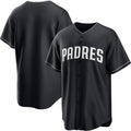 San Diego Padres Blank Black CONTON Lights Out Limited Stitched Jersey