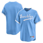 Los Angeles Dodgers Blank Player Light Blue CONTON Cooperstown Collection Limited Stitched Jerseys