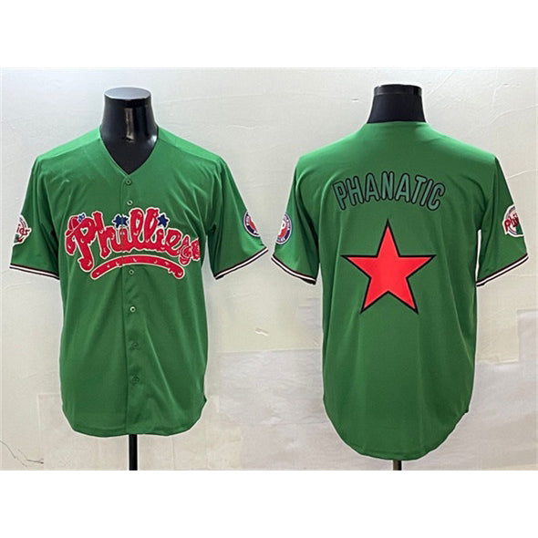 Philadelphia Phillies Green CONTON Phanatic Limited Stitched Jersey