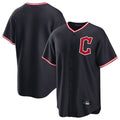 Cleveland Guardians Blank Player Navy CONTON Home Game Stitched Jerseys
