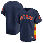 Houston Astros Blank Player Navy CONTON Home Limited Stitched Jerseys