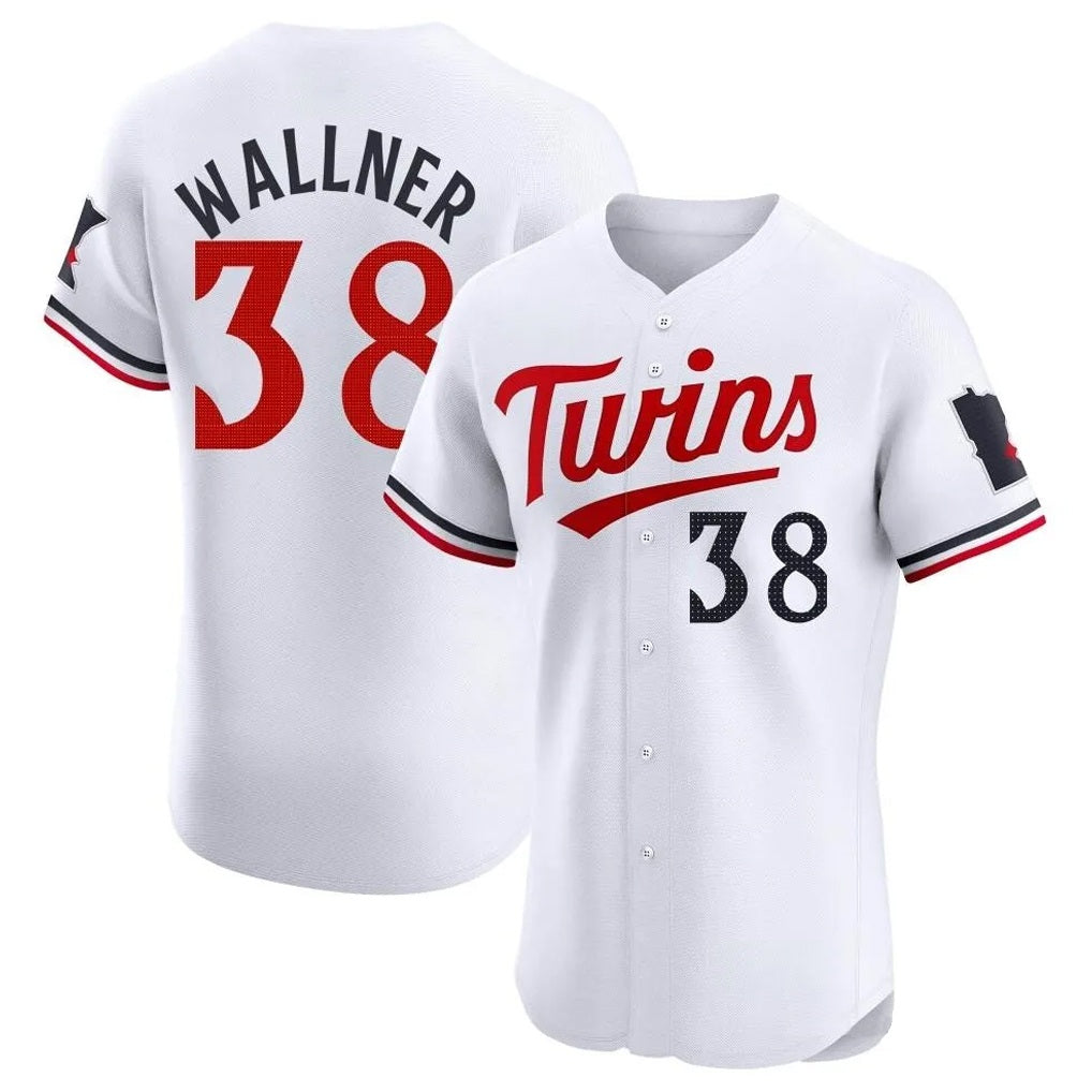 Minnesota Twins #38 Matt Wallner Player White CONTONHome Limited Elite Stitched Jerseys