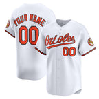 Custom Baltimore Orioles White CONTON Home Limited Jersey