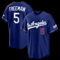 Los Angeles Dodgers #5 Freddie Freeman Royal CONTON Alternate Stadium Jersey