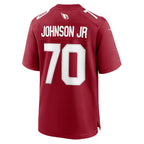 A.Cardinals #70 Paris Johnson Jr. Cardinal CONTON Game Jersey