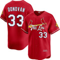 St. Louis Cardinals #33 Brendan Donovan Red CONTON 2024 City Connect Limited Stitched Jersey