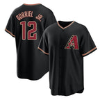 Arizona Diamondbacks #12 Lourdes Gurriel Jr. Black CONTON Cool Base Stitched Jersey