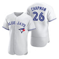 Toronto Blue Jays #26 Matt Chapman White CONTON Flex Base Stitched Jersey