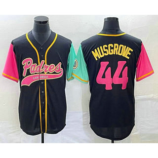 San Diego Padres #44 Joe Musgrove Black CONTON NEW 2023 City Connect Cool Base Stitched Jersey