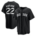 Boston Red Sox #22 Garrett Whitlock Player Black CONTON Home Game Stitched Jerseys