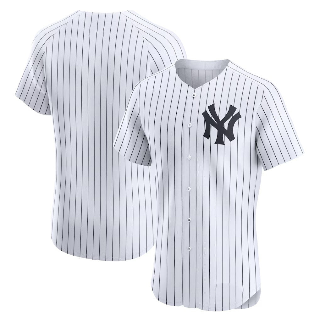 New York Yankees White CONTON Home Elite Jersey