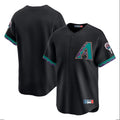 Arizona Diamondbacks Black CONTON Throwback Cooperstown Limited Home Blank Player Stitched Jerseys