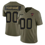 Custom A.Cardinals Active Player Olive CONTON 2025 F.U.S.E. Salute to Service Limited Stitched Jersey