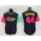 San Diego Padres #44 Joe Musgrove Black CONTON 2022 City Connect Cool Base Stitched Jersey