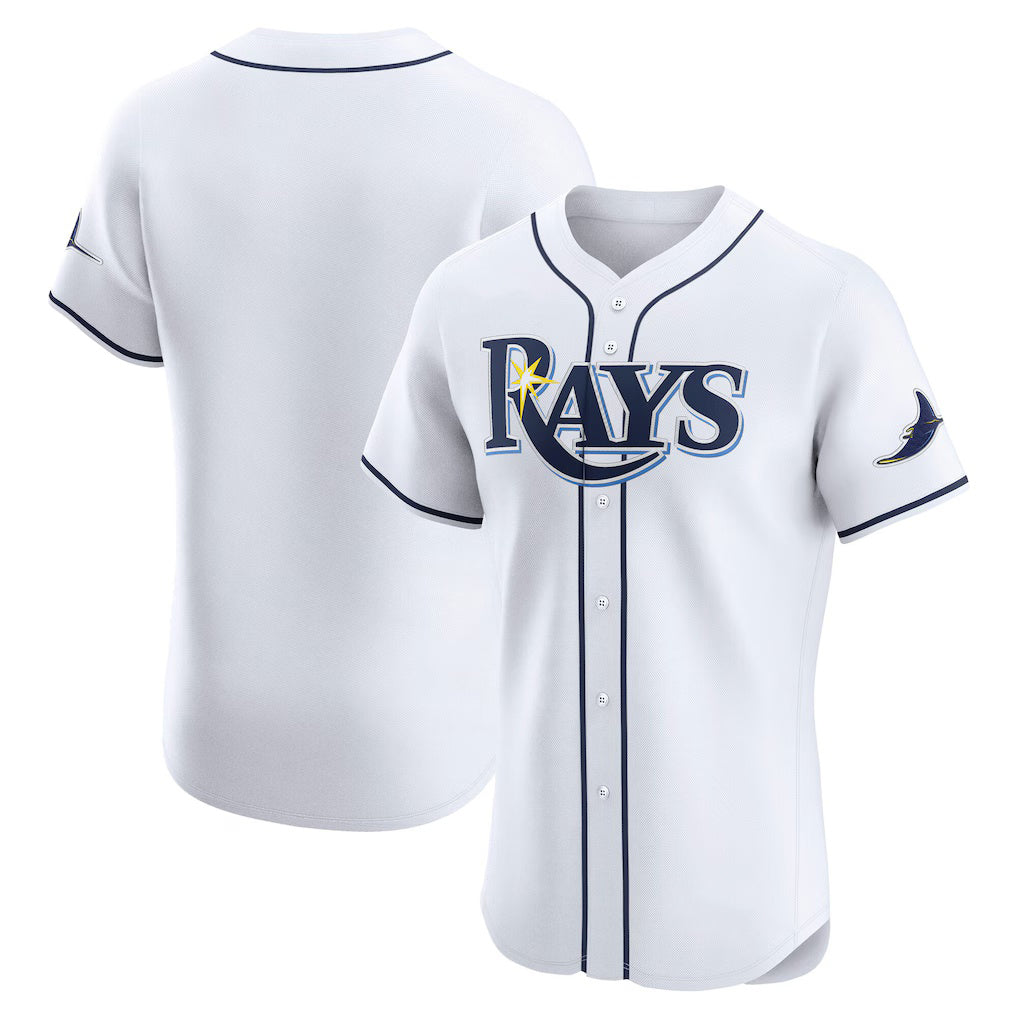 Tampa Bay Rays White CONTON Home Elite Jersey